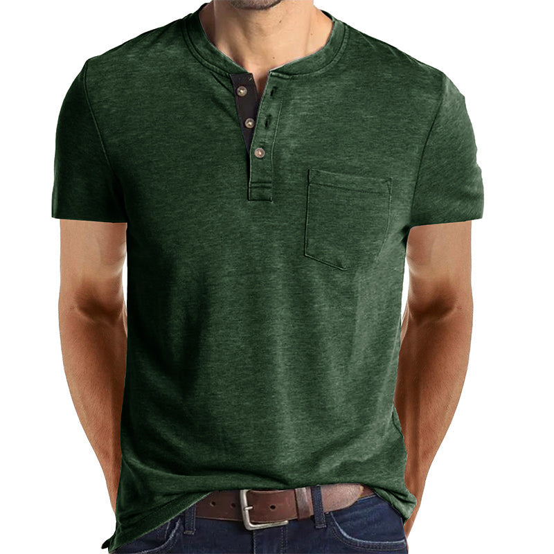 HENLEY CASUAL T-SHIRT