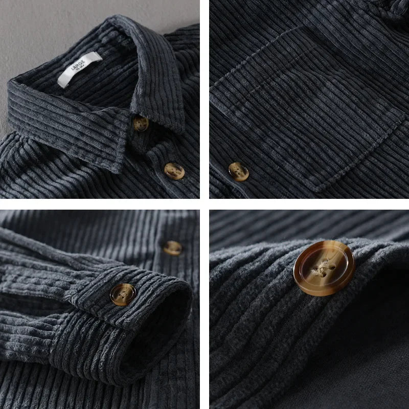 CORDUROY COTTON OVERSHIRT