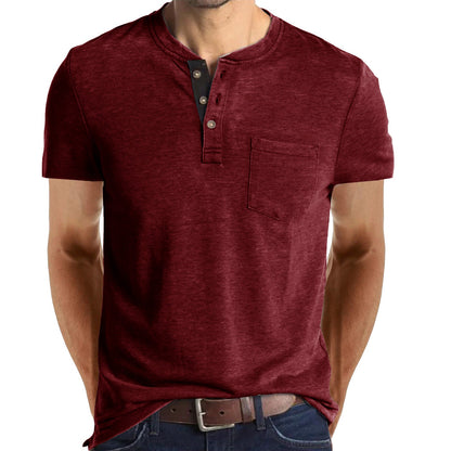 HENLEY CASUAL T-SHIRT