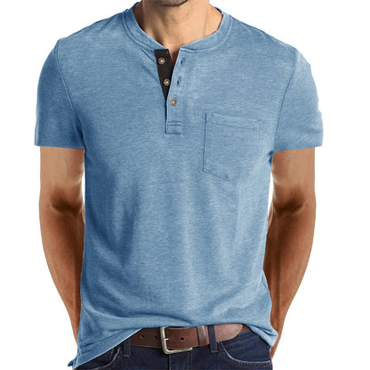 HENLEY CASUAL T-SHIRT