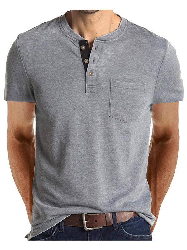 HENLEY CASUAL T-SHIRT
