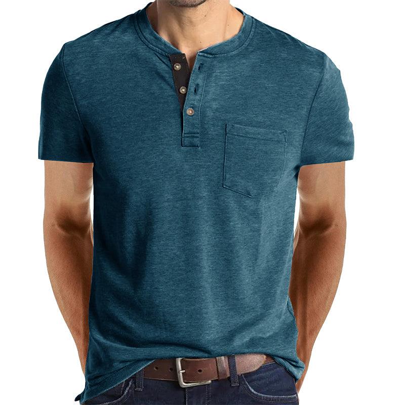 HENLEY CASUAL T-SHIRT