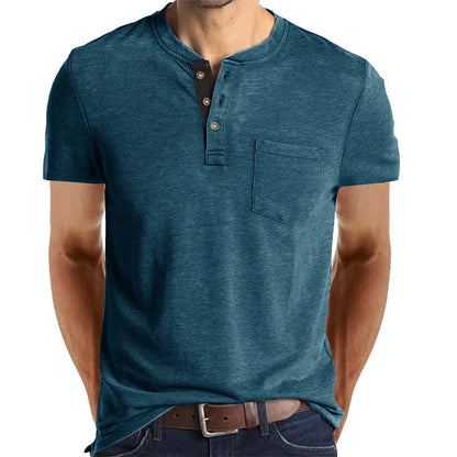 HENLEY CASUAL T-SHIRT