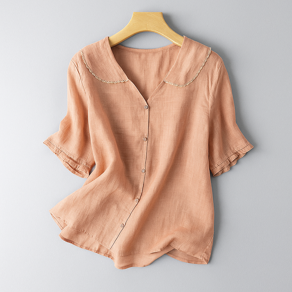 CELINE LINEN BLOUSE