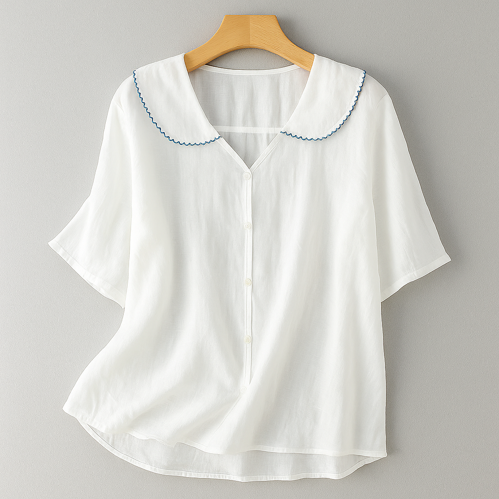 CELINE LINEN BLOUSE