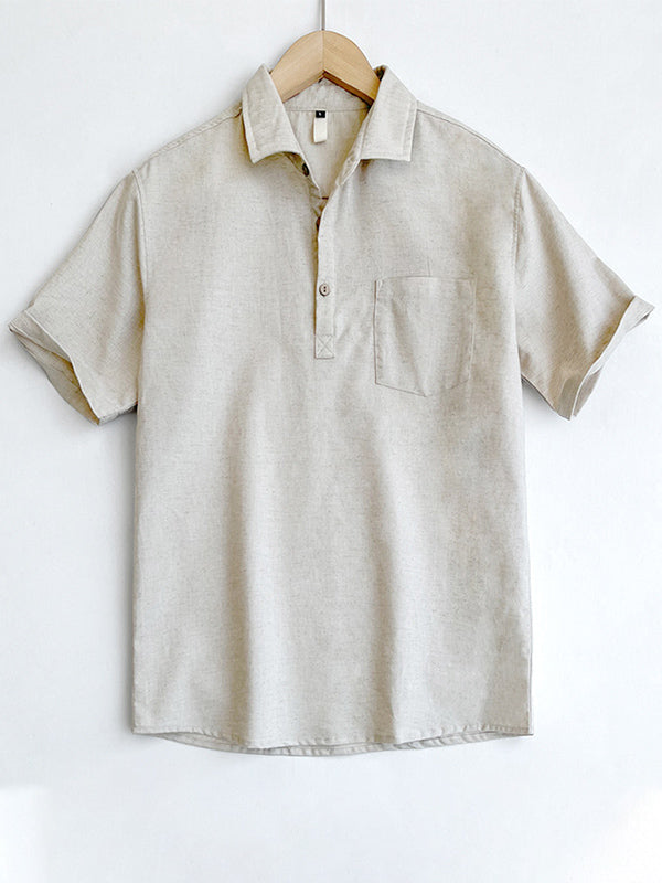 SOLID COLOR SHORT SLEEVE POLO
