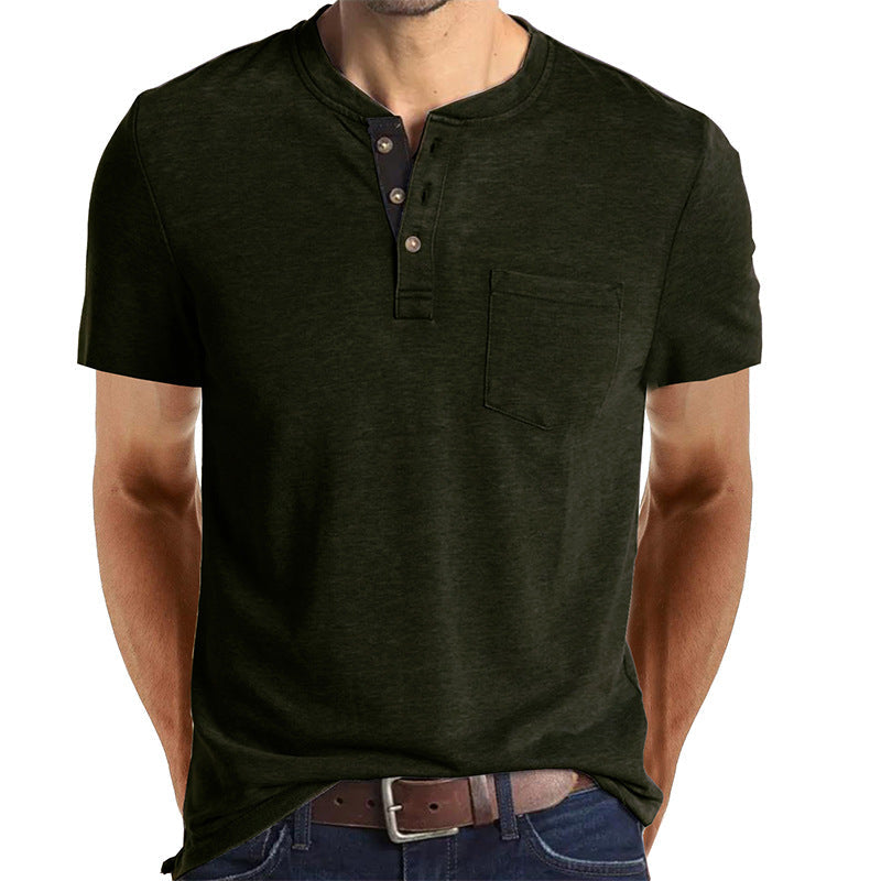 HENLEY CASUAL T-SHIRT