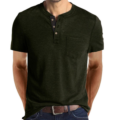 HENLEY CASUAL T-SHIRT