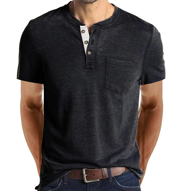 HENLEY CASUAL T-SHIRT