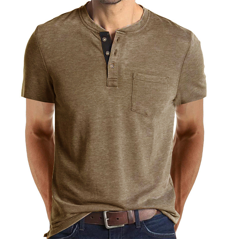 HENLEY CASUAL T-SHIRT