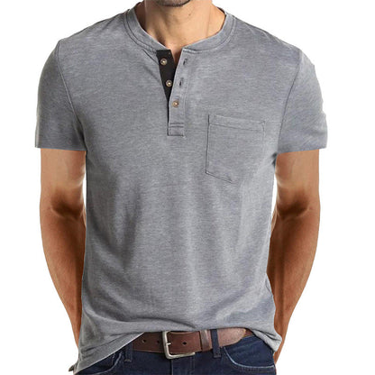 HENLEY CASUAL T-SHIRT