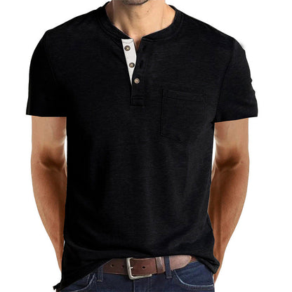 HENLEY CASUAL T-SHIRT