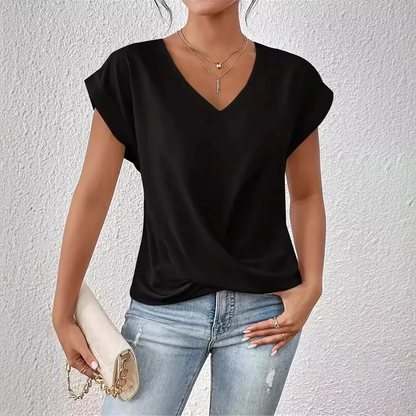 MONICA V-NECK BLOUSE