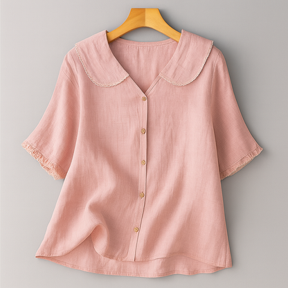 CELINE LINEN BLOUSE