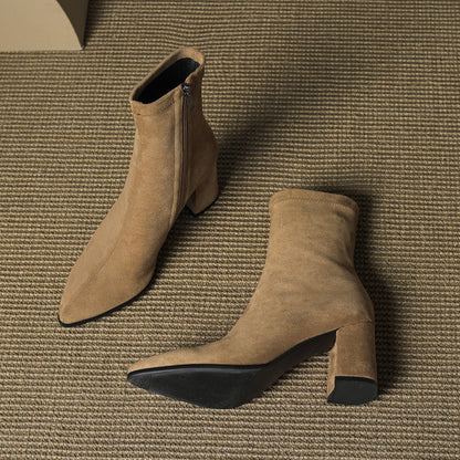 TYLIA GENUINE SUEDE BOOTS