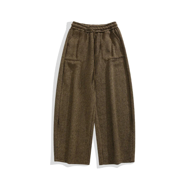 CORDUROY KNIT-WAIST LOUNGE PANTS