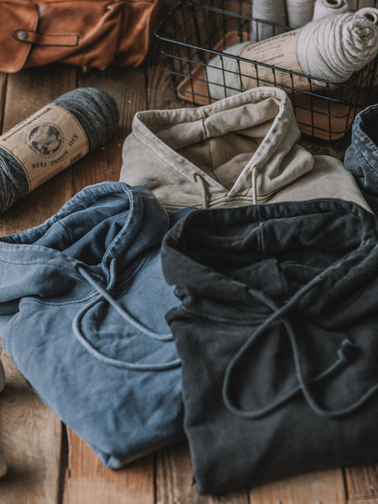 OVERSIZE RETRO WASHED HOODIE