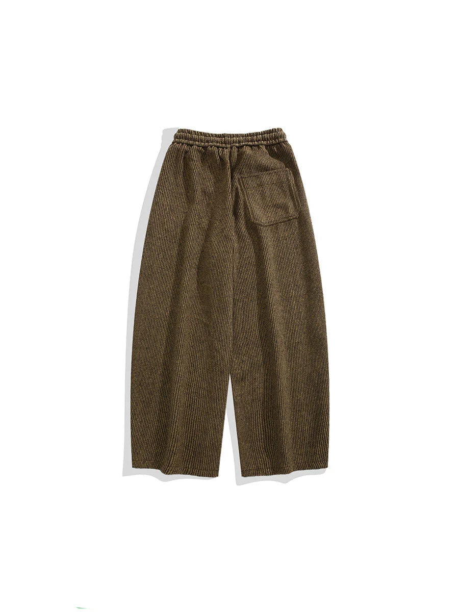 CORDUROY KNIT-WAIST LOUNGE PANTS