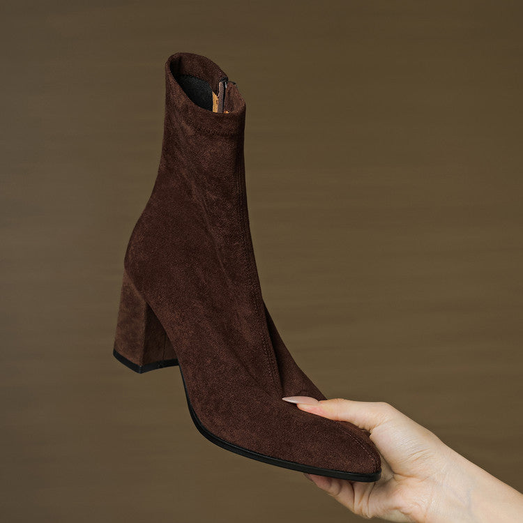 TYLIA GENUINE SUEDE BOOTS