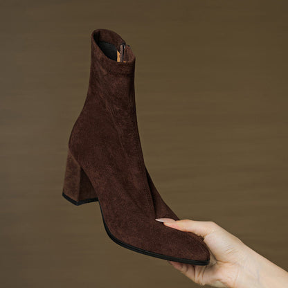 TYLIA GENUINE SUEDE BOOTS