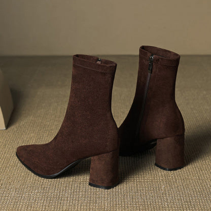 TYLIA GENUINE SUEDE BOOTS