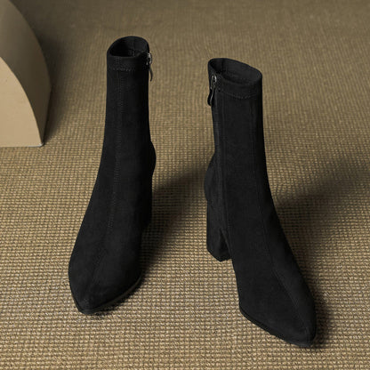 TYLIA GENUINE SUEDE BOOTS
