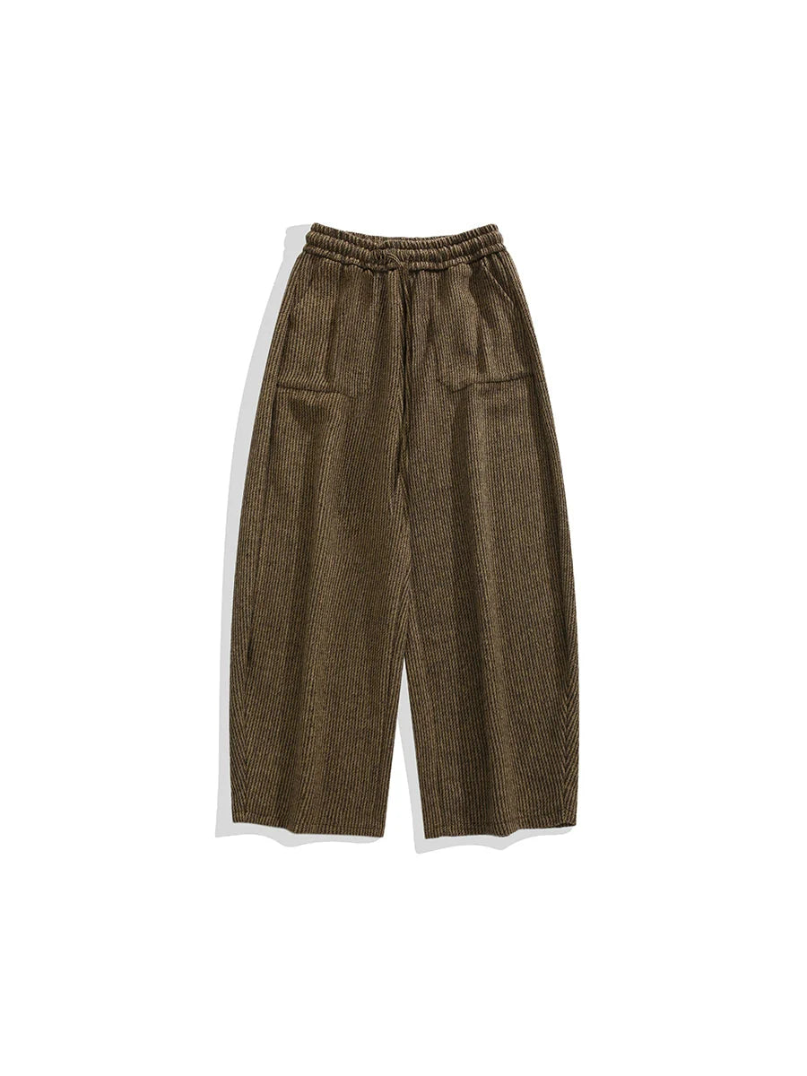 CORDUROY KNIT-WAIST LOUNGE PANTS