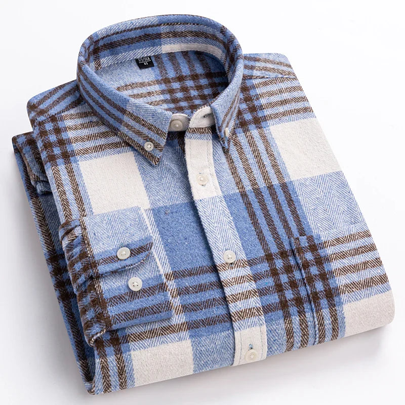 HARRISON PLAID COTTON SHIRT