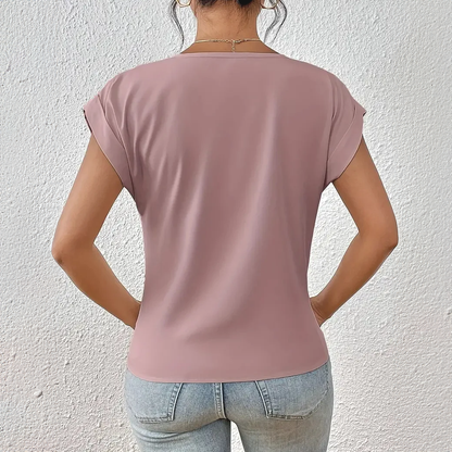 MONICA V-NECK BLOUSE