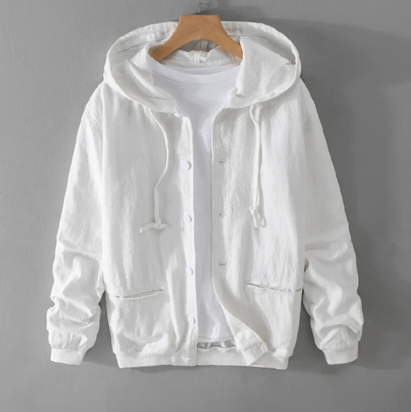 FRESNO LINEN HOODIE