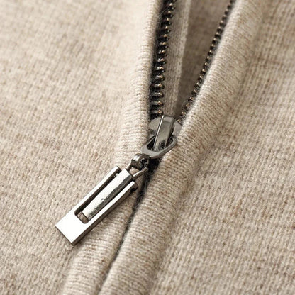 CARUSO CASHMERE ZIP HOODIE