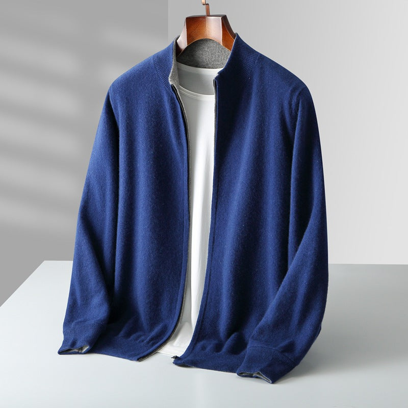 PAULETTO CASHMERE ZIP CARDIGAN