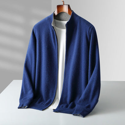 PAULETTO CASHMERE ZIP CARDIGAN