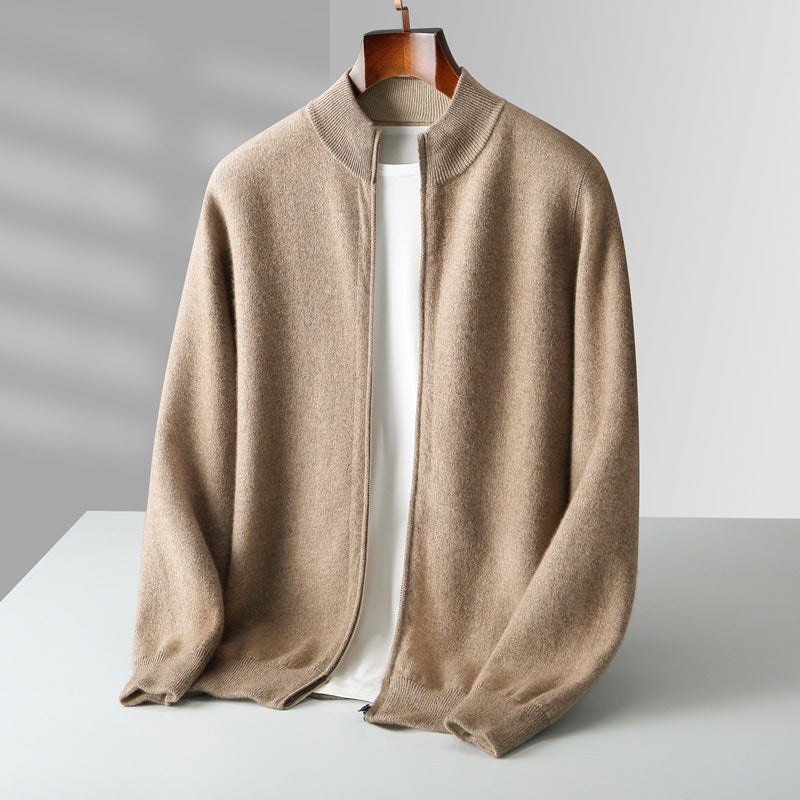 PAULETTO CASHMERE ZIP CARDIGAN