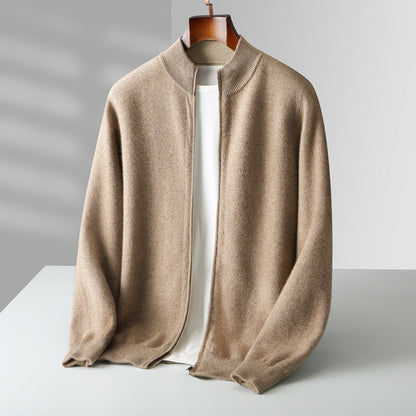 PAULETTO CASHMERE ZIP CARDIGAN