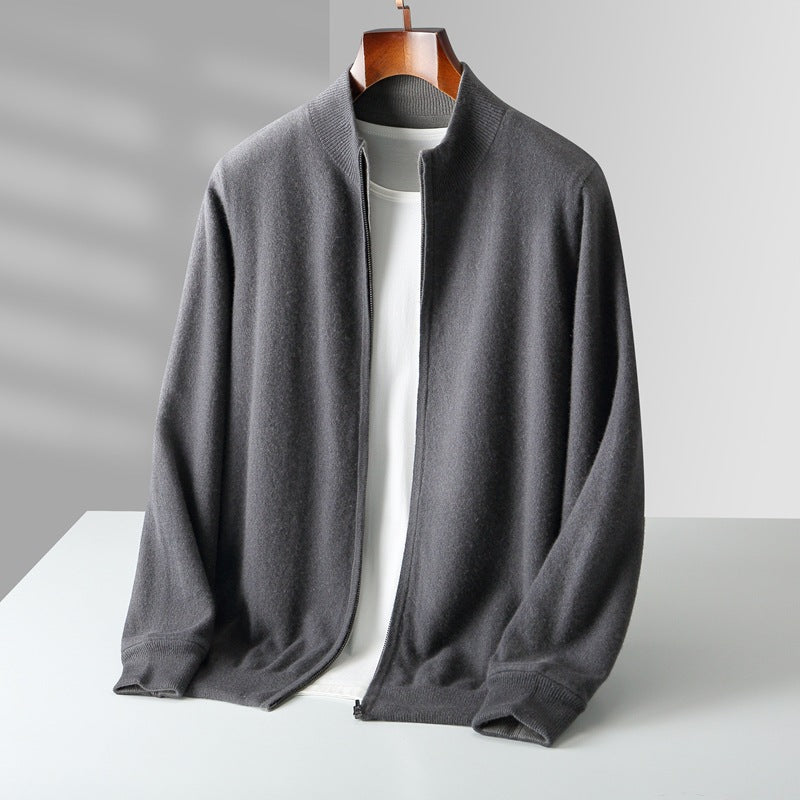 PAULETTO CASHMERE ZIP CARDIGAN