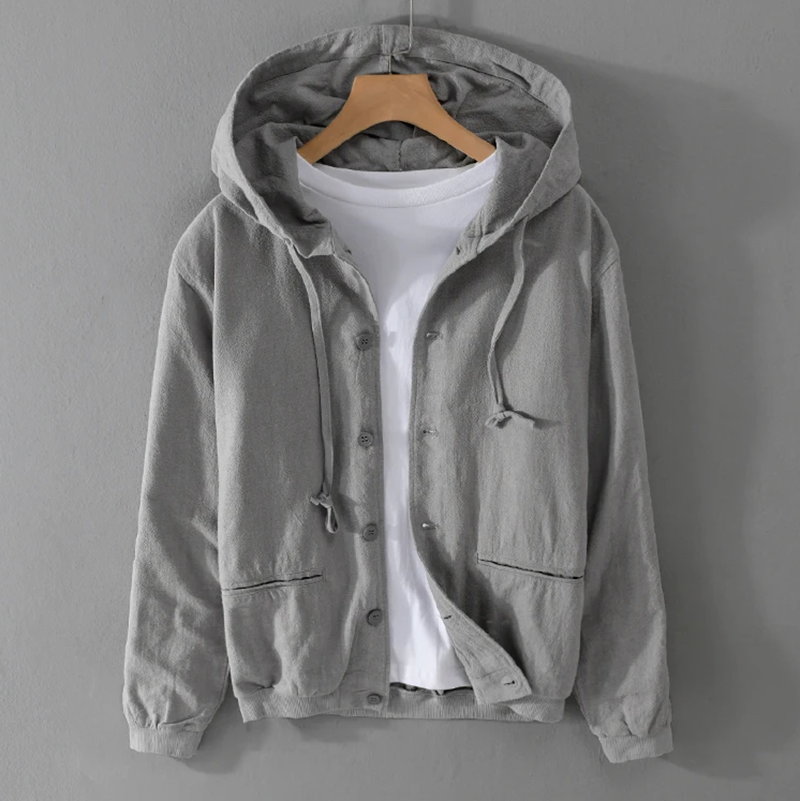 FRESNO LINEN HOODIE