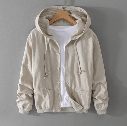 FRESNO LINEN HOODIE