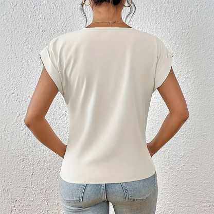 MONICA V-NECK BLOUSE