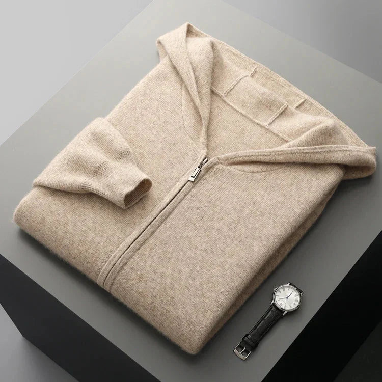 CARUSO CASHMERE ZIP HOODIE