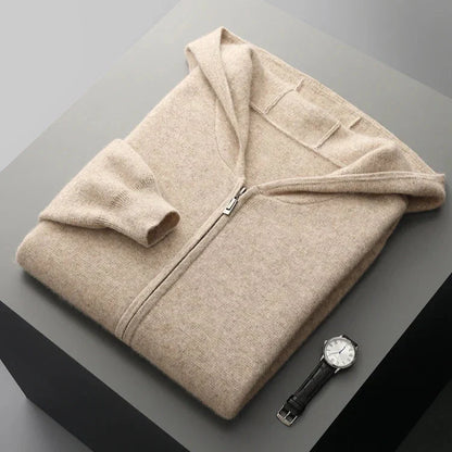CARUSO CASHMERE ZIP HOODIE