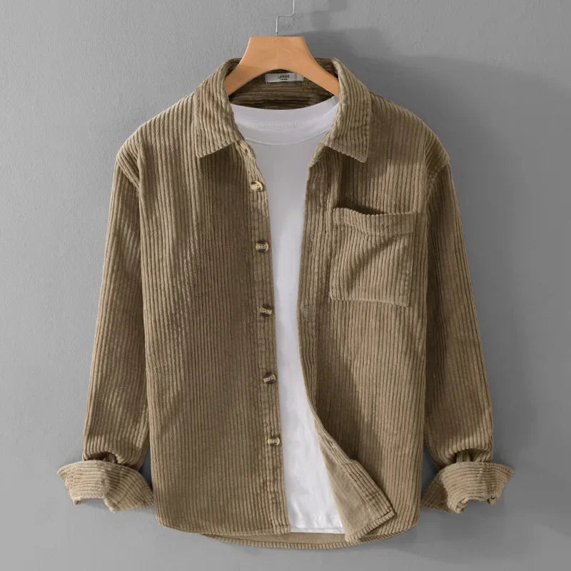 CORDUROY COTTON OVERSHIRT