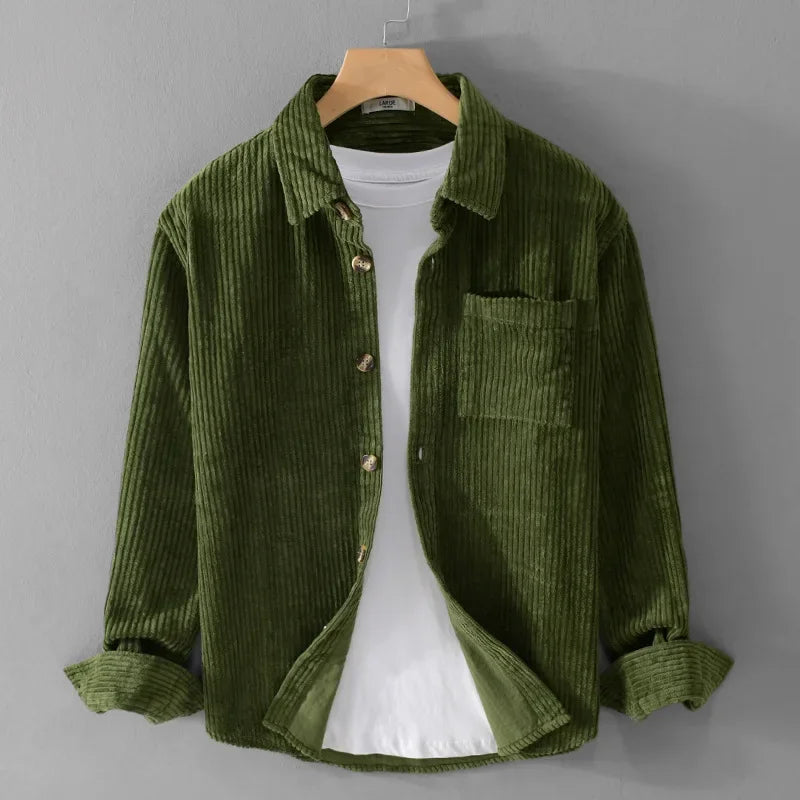 CORDUROY COTTON OVERSHIRT