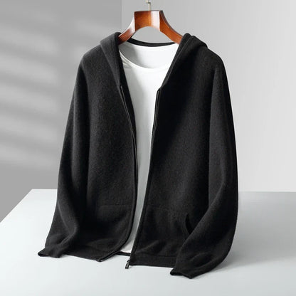 CARUSO CASHMERE ZIP HOODIE
