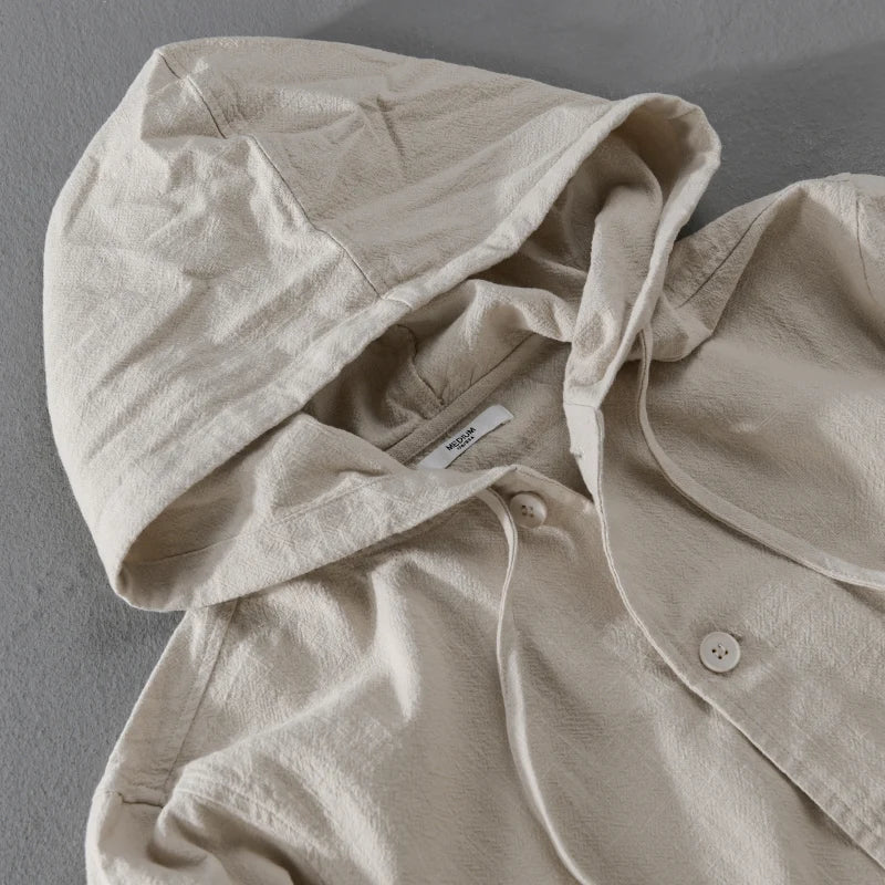 FRESNO LINEN HOODIE