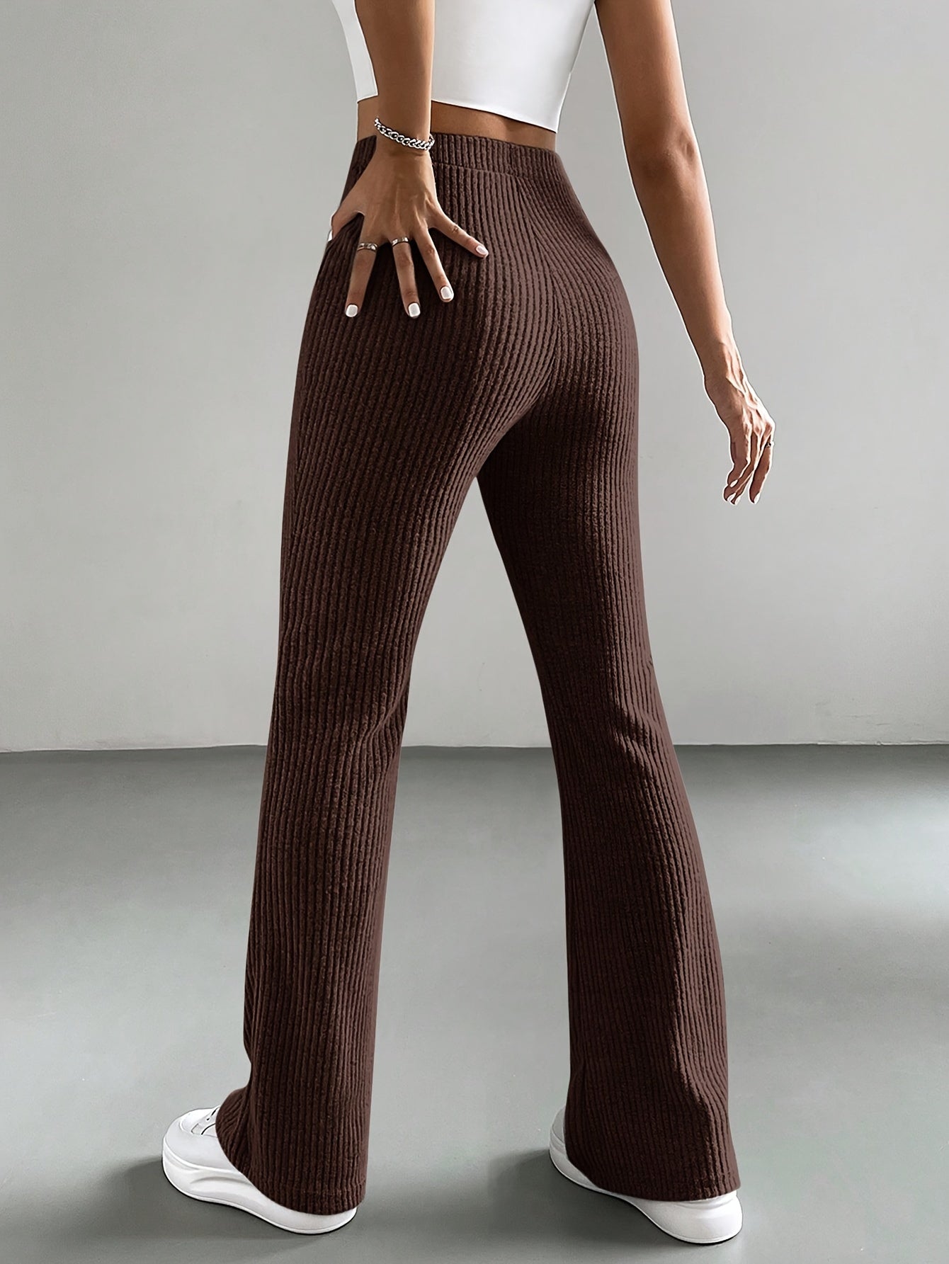 ELLISON KNIT FLARE PANTS
