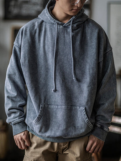 OVERSIZE RETRO WASHED HOODIE