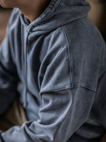 OVERSIZE RETRO WASHED HOODIE