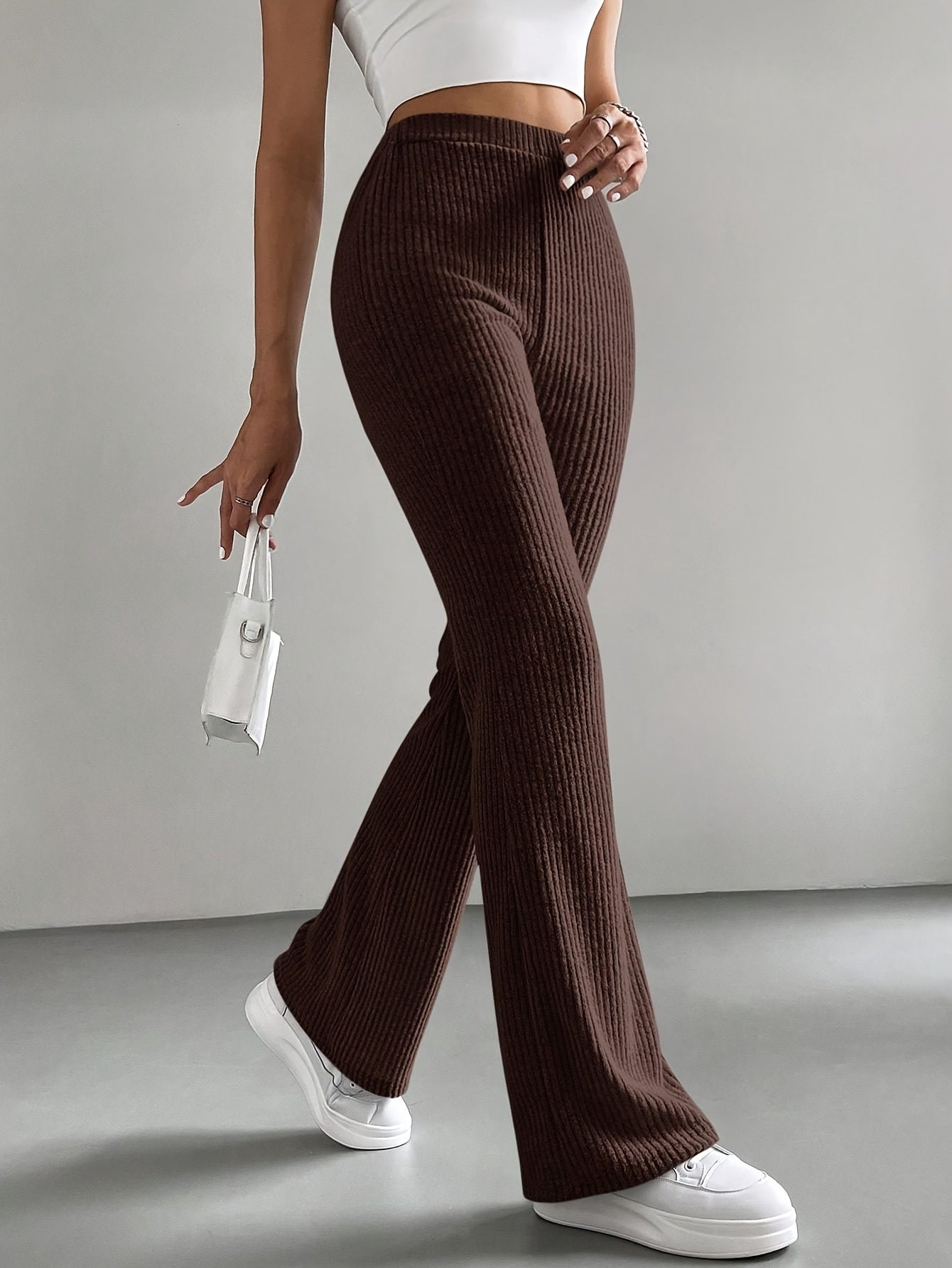 ELLISON KNIT FLARE PANTS