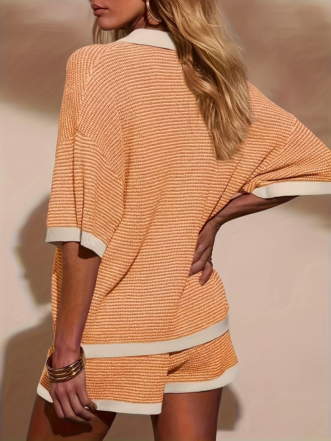 MARLONE KNIT TEXTURED SET